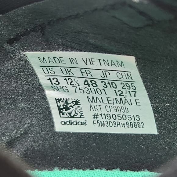 Adidas Men Nemeziz Tango 17.3 TF Soccer Cleats Size 13 Black Multi Low Top - Picture 5 of 9